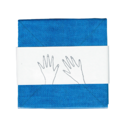 mitsou Kayakiji Stofftuch S - Mandarin blue